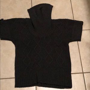 Cable knit sweater vest